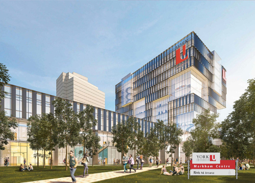 Illustration of York University-Markham Centre